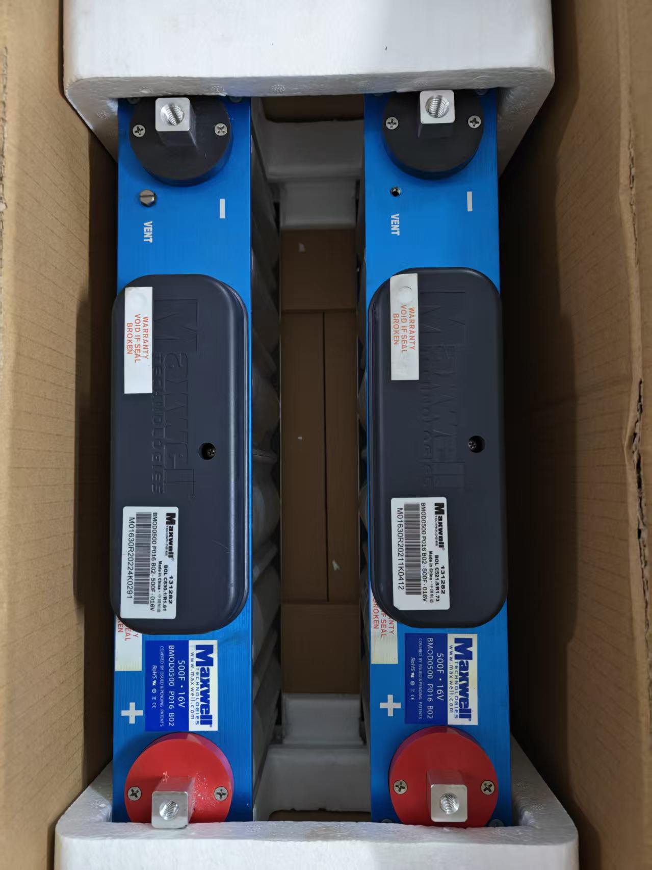 16V 500F